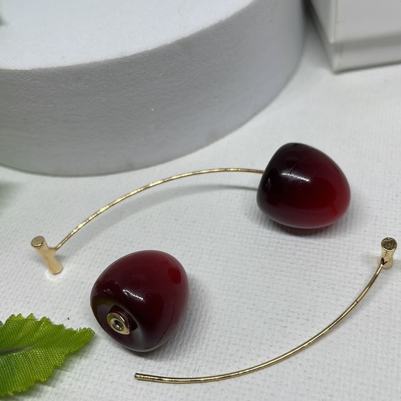 Kate Cherry Drop Earrings - Picture 9 of 9